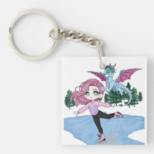 De droom van Iceprincess & Moonlight Sleutelhanger