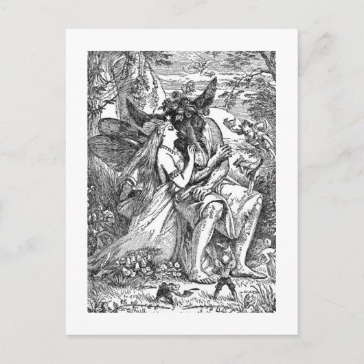 De droom van Midzomer Night Briefkaart (Voorkant)