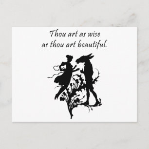 De droom van Midzomer Night Briefkaart