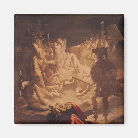 De droom van Ossian, 1813 Magneet (Voorkant)