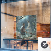 De droom van Shakespeare: A Midsummer Night's Drea Raamsticker (Cafe Raam)