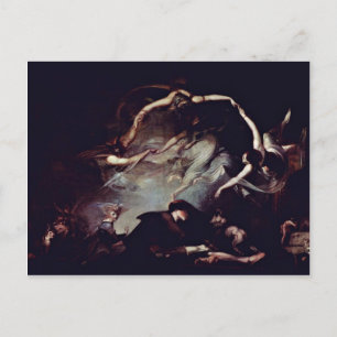 De droom van Shepherd van Füssli Johann Heinric Briefkaart