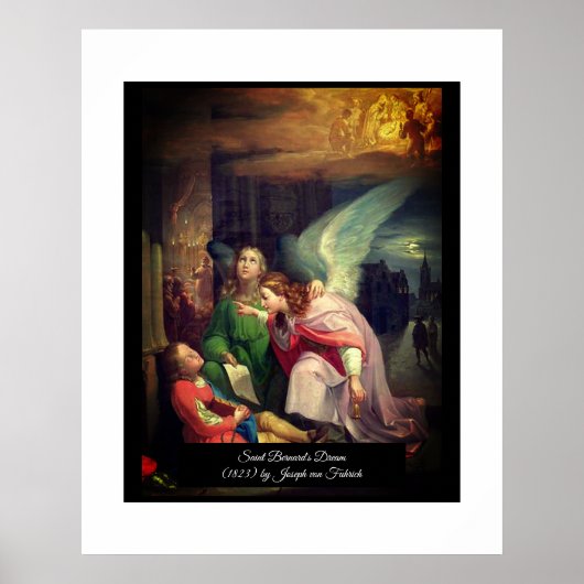 De droom van Sint Bernard Poster (Voorkant)