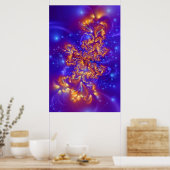 De droom van Summer Night. Poster (Keuken)