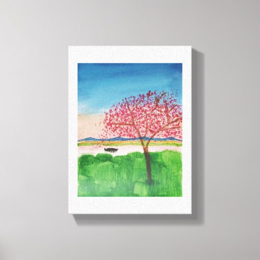 De droomboom canvas afdruk (Voorkant)