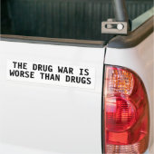 DE DRUGOORLOG IS ERGER DAN DRUGS BUMPERSTICKER (On Truck)