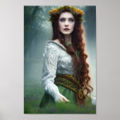 De druïde koningin Fantasy Art Poster (Voorkant)