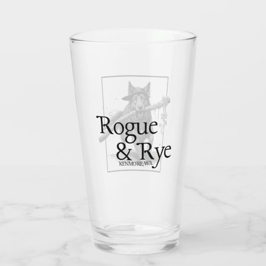 De druïde, Rogue & Rye Pint Glas (Achterkant)