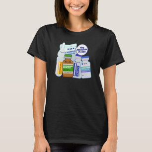De druk is aan Critical Care farmacologie ICU T-shirt