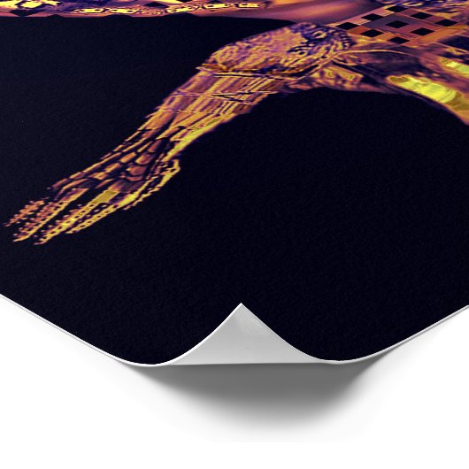 De druk van de Dancer van het Tik Poster (Hoek)