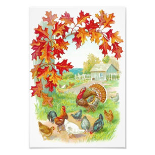 De Druk van de Foto van thanksgiving day Afdruk