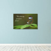 De Druk van het Canvas van de Vlinder van Afdruk (Insitu (Houten vloer))