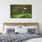 De Druk van het Canvas van de Vlinder van Afdruk (Insitu (Slaapkamer))