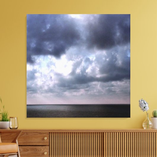 De druk van het Canvas van het Eind Afdruk (Insitu (Woonkamer))