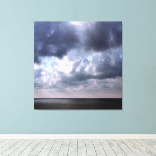 De druk van het Canvas van het Eind Afdruk (Insitu (Houten vloer))