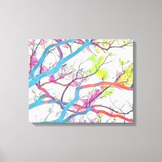 De Druk van het Canvas van takken (het drijven) 20 Afdruk (Voorkant)