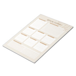 De drukke Joodse Moeder's Brain Dump 2024 Notitieblok