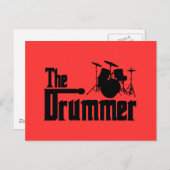 De drummer briefkaart (Voorkant / Achterkant)