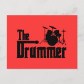 De drummer briefkaart (Voorkant)
