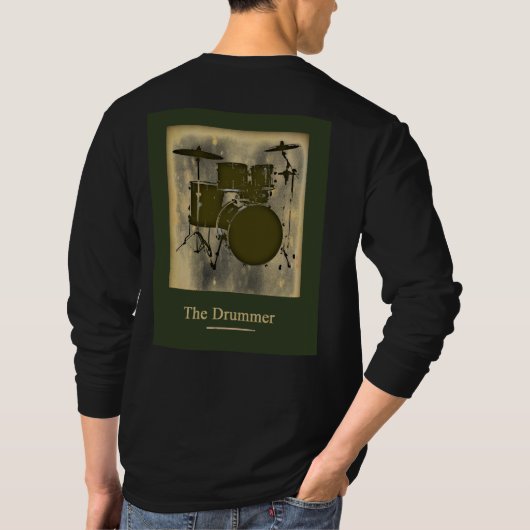 de Drummer T-shirt (Achterkant)