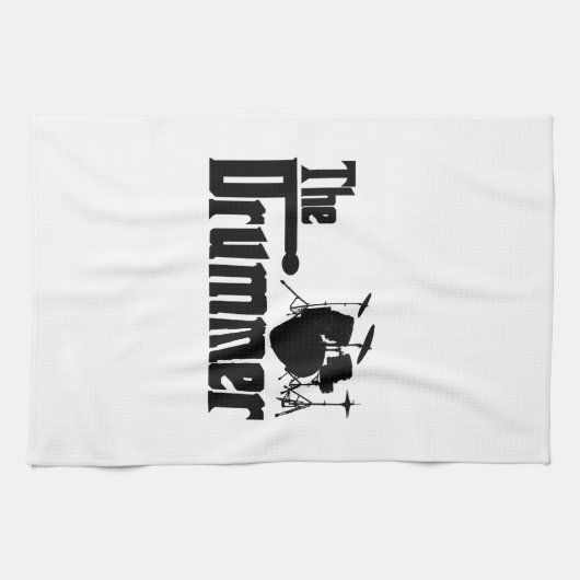 De drummer theedoek (Horizontaal)