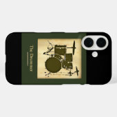 de drummer van de band Case-Mate iPhone case (Achterkant (horizontaal))