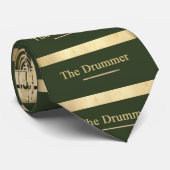 de drummer van de band stropdas (Opgerold)