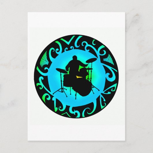 DE DRUMTEST BRIEFKAART (Voorkant)