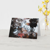 De Druppel van de druppel Kaart (Gele Bloem)