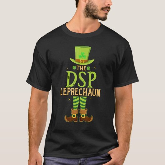 De DSP Direct Support Staff Leprechaun St Patrick T-shirt (Voorkant)