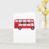 De dubbeldekkerbus van Londen Kaart (Gele Bloem)
