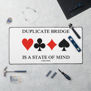 De dubbele Brug is een staat van Mind CardSuits Bureaumat