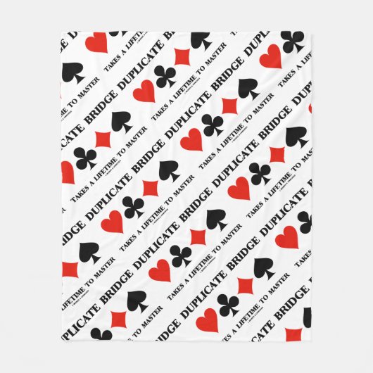 De dubbele Brug neemt een Leven aan Meester Fleece Deken (Voorkant)