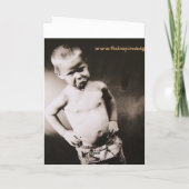 De dubbele Hond durft de Kaart van het Moederdag (Achterkant)