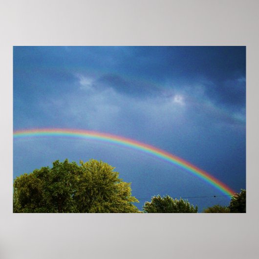DE DUBBELE RAINBOODdruk Poster (Voorkant)