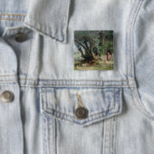De Duck Pond Vierkante Button 5,1 Cm (In situ)