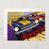 De Duel: Mustang vs. Corvette Briefkaart (Voorkant / Achterkant)