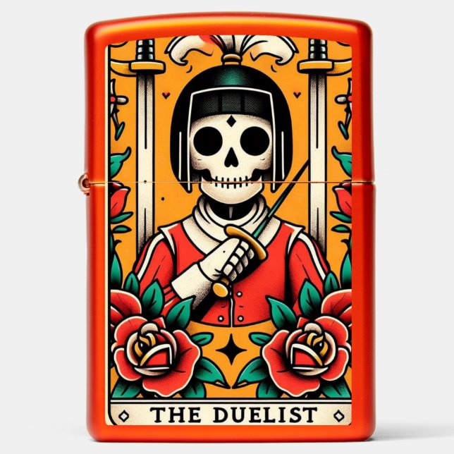 De duellist skelet tarot stijl (Front)