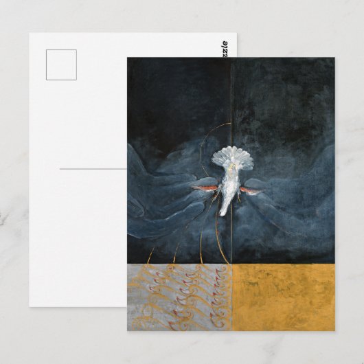 De duif, nr. 5 | Hilma af Klint Briefkaart (Voorkant / Achterkant)