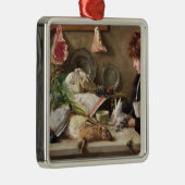 De duif plukken metalen ornament (Rechts)