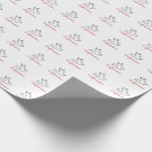 De Duif van de Bevestiging van gelukwensen met Cadeaupapier (Hoek)