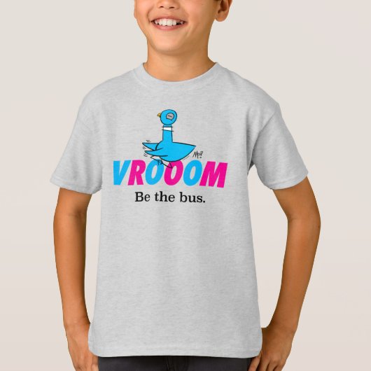 De duif Vroom Kinder Grijs T-shirt (Voorkant)