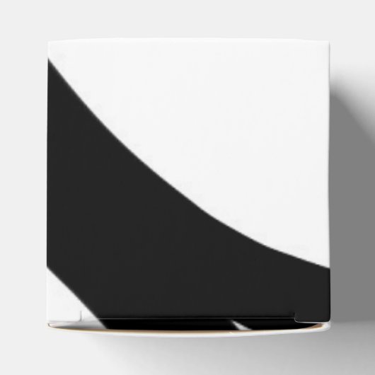 De duikers: Abstract Zwart & Wit Bedankdoosjes (Bovenkant)