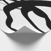 De duikers: Abstract Zwart & Wit Cadeaupapier (Hoek)