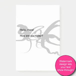 De duikers: Abstract Zwart & Wit Post-it® Notes