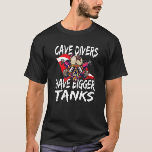 De duikers van de grot hebben grotere reservoirs v t-shirt