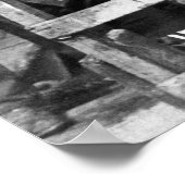 De duikerscuba voor harde Petten Poster (Hoek)