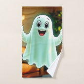 De duimen van Happy Ghost Bad Handdoek (Handdoek)