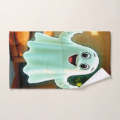 De duimen van Happy Ghost Bad Handdoek (Handdoek)