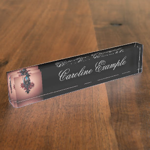 De duistere en mysterieuze wereld van de gotische  naambordje